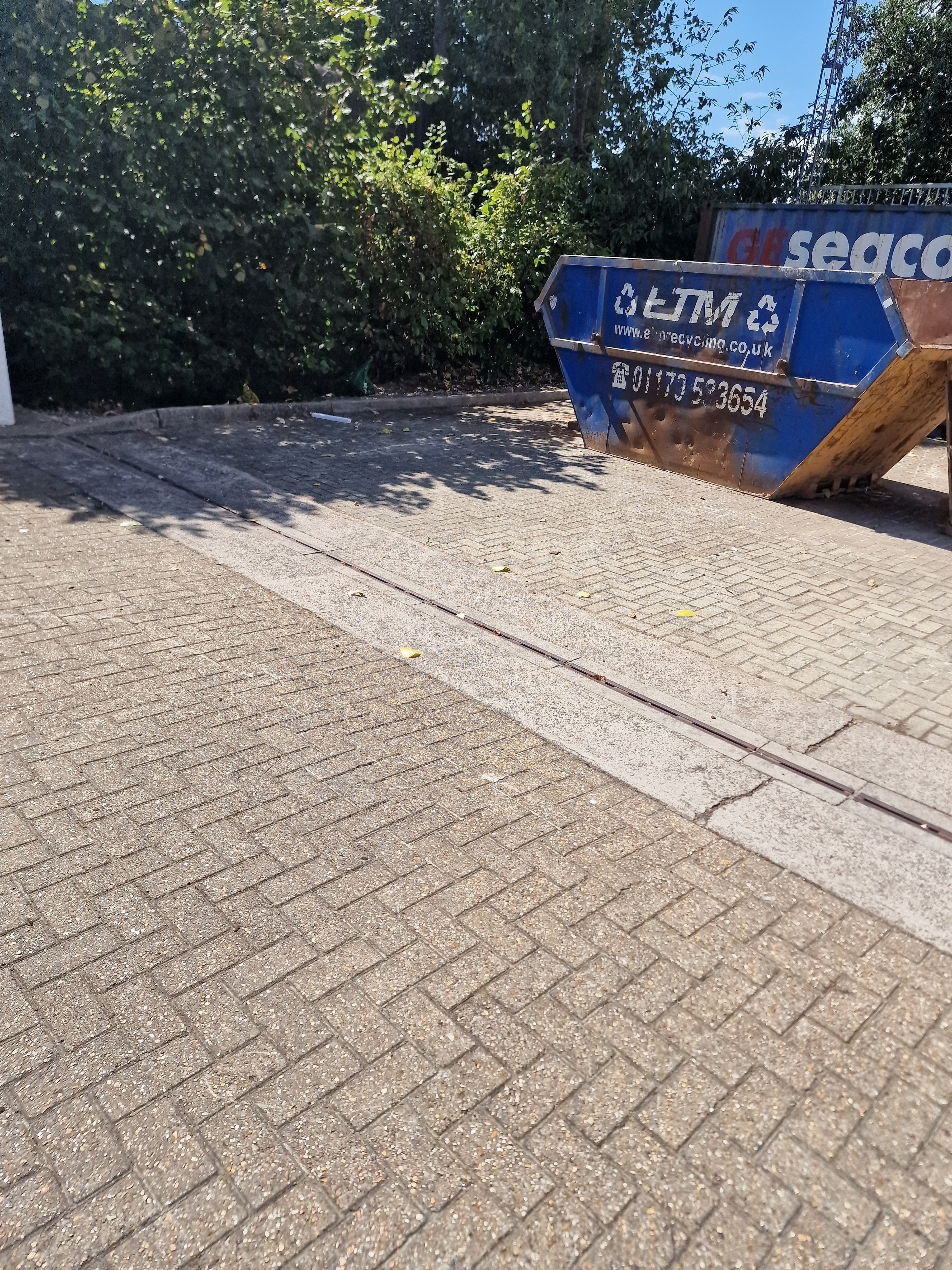 Garden clearance with skip by South West All Seasons Property Care
